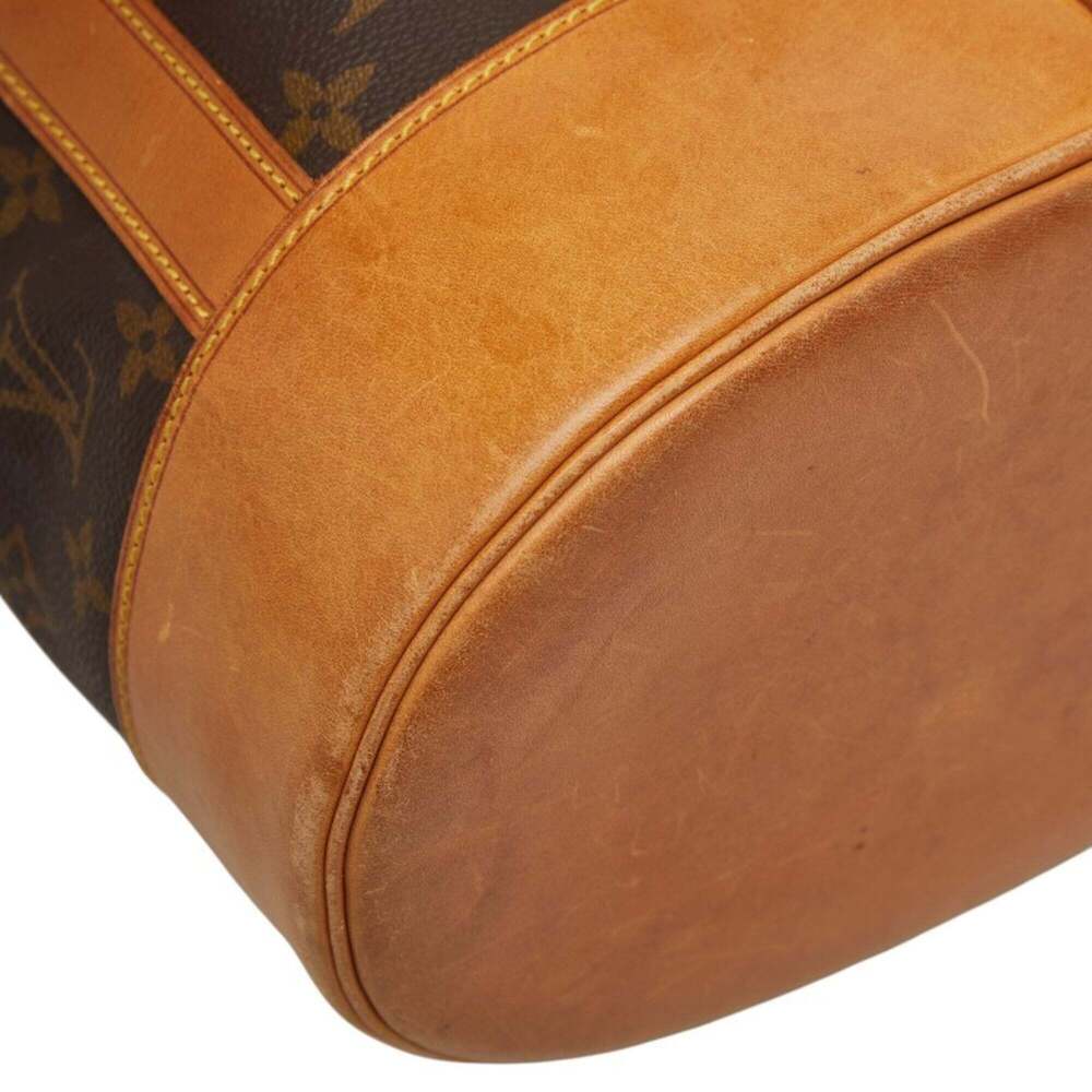 LOUIS VUITTON Authentic Brown Monogram Leather Shoulder Bag - Picture 7 of 11
